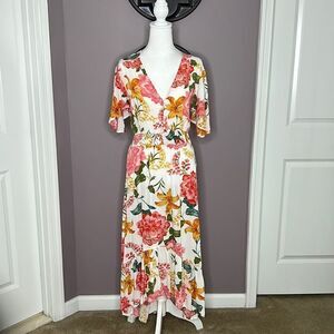 Abel the label floral high low dress